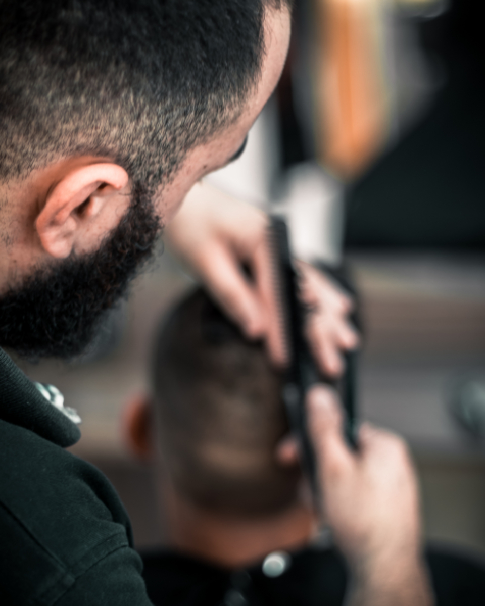 a finished look by Ox Fade Barbers, Leeds